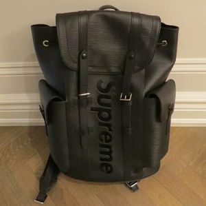 Supreme x LV Bookbag